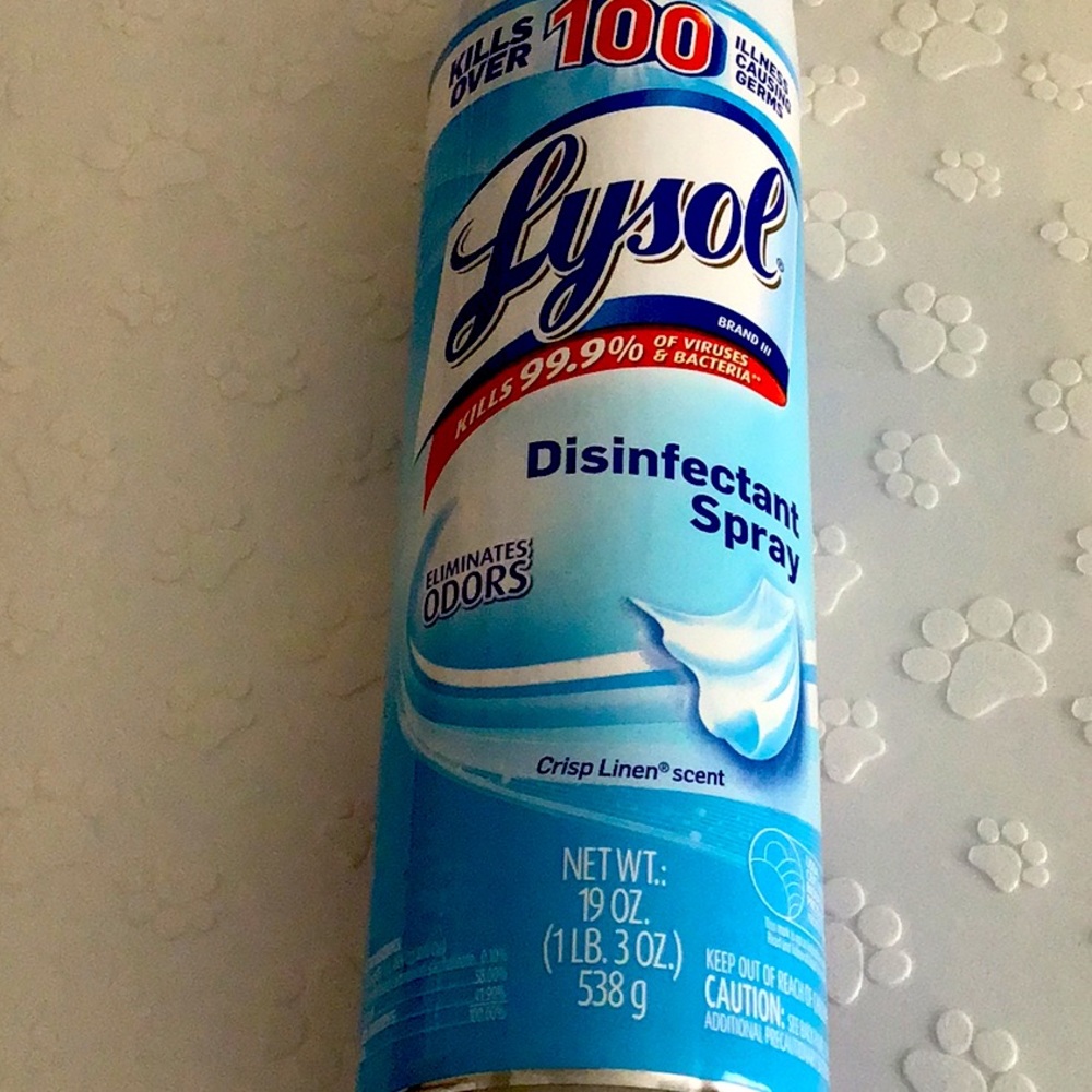 Lysol Disinfectant Spray, 19 oz Aerosol 2PACK Crisp Linen